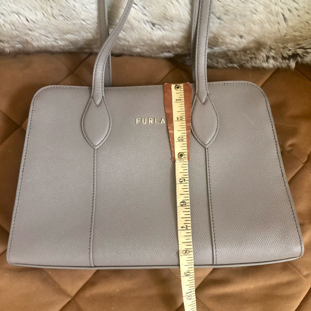 FURLA pebbled leather satchel - Picture 16 of 16
